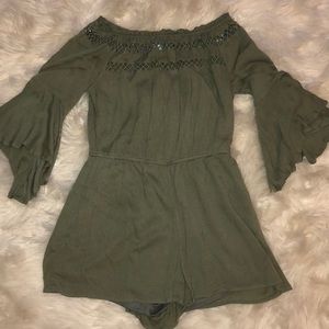 Boutique bought olive green romper